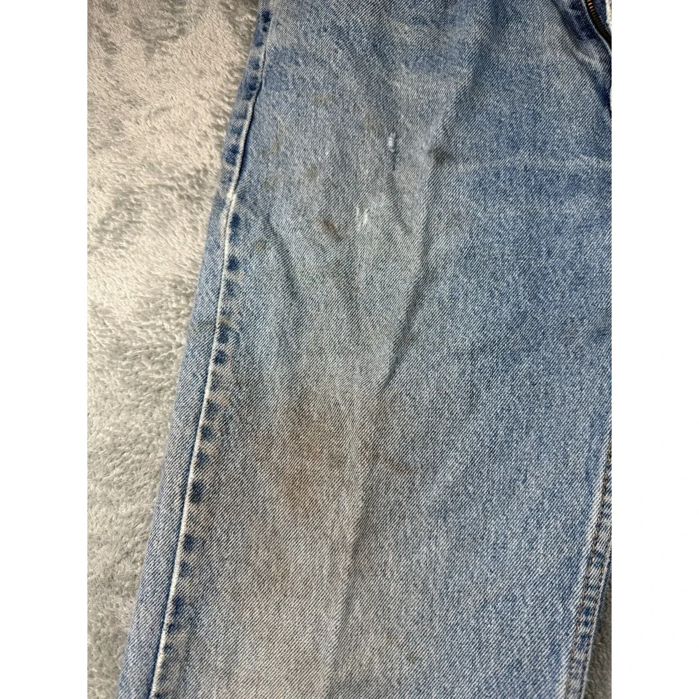 Vtg Levi's 505 Jeans 32x34 Distressed Paint Stains Ripped Grunge Workwear
